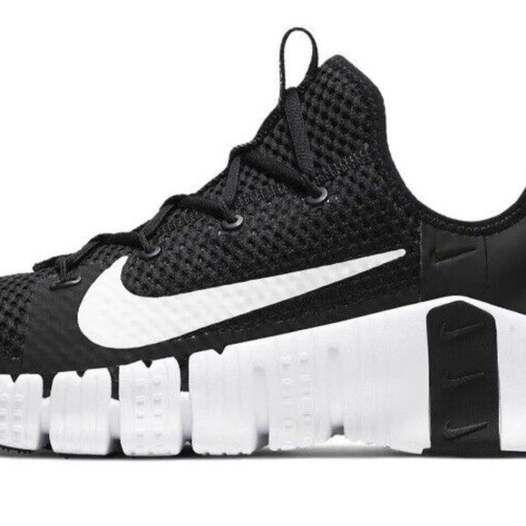 Nike Free Metcon 3 Mens Training Shoes Black White CJ0861-010 NEW Size 1… - Picture 6 of 6